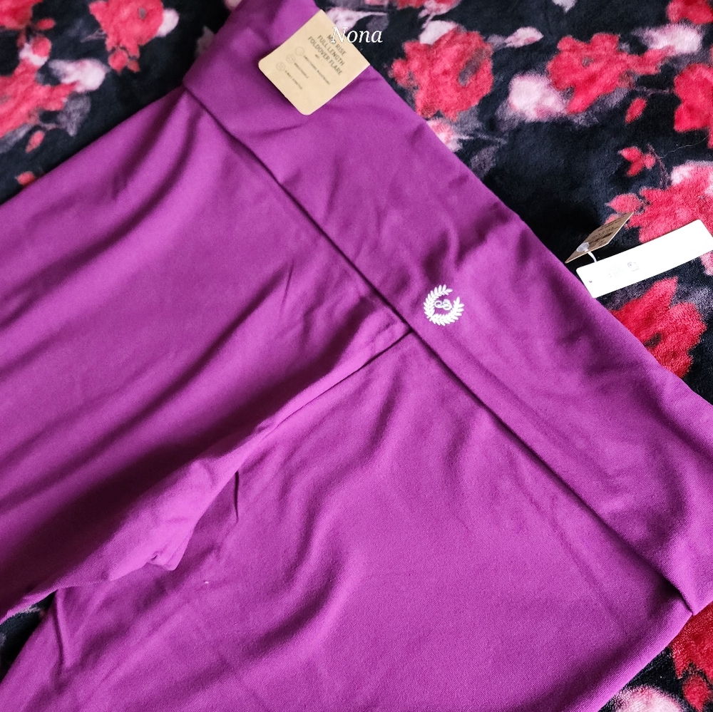 PINK VS Foldover Cotton Flare Legging size XXL NWT - Picture 7 of 9